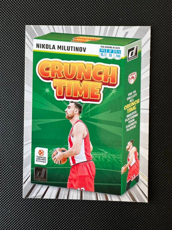 Nikola Milutinov Panini Donruss Euroleague 2023/24 Crunch Time #9