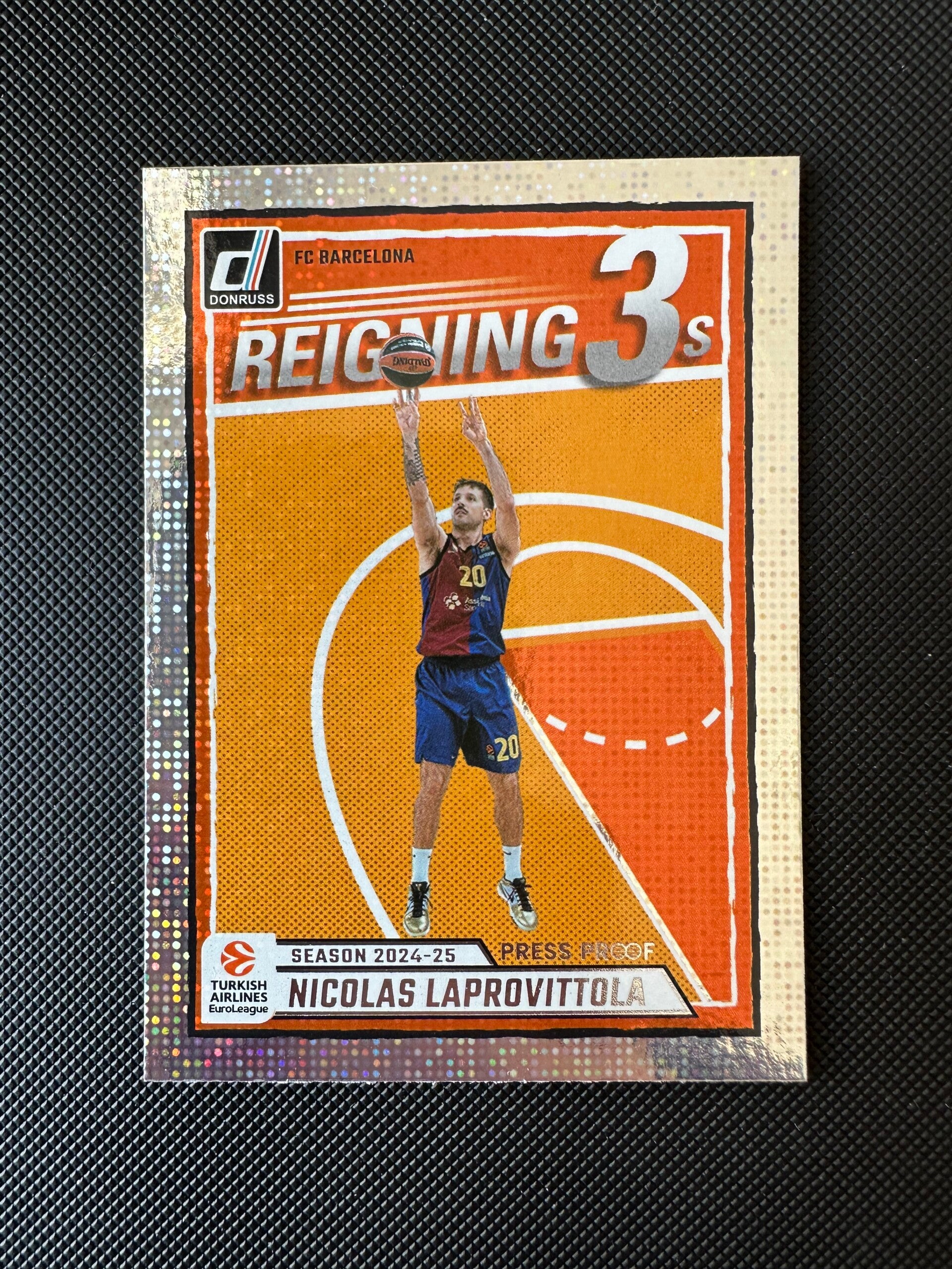 Nicolas Laprovittola Panini Donruss Euroleague 2024/25 Press Proof - Speckle #2