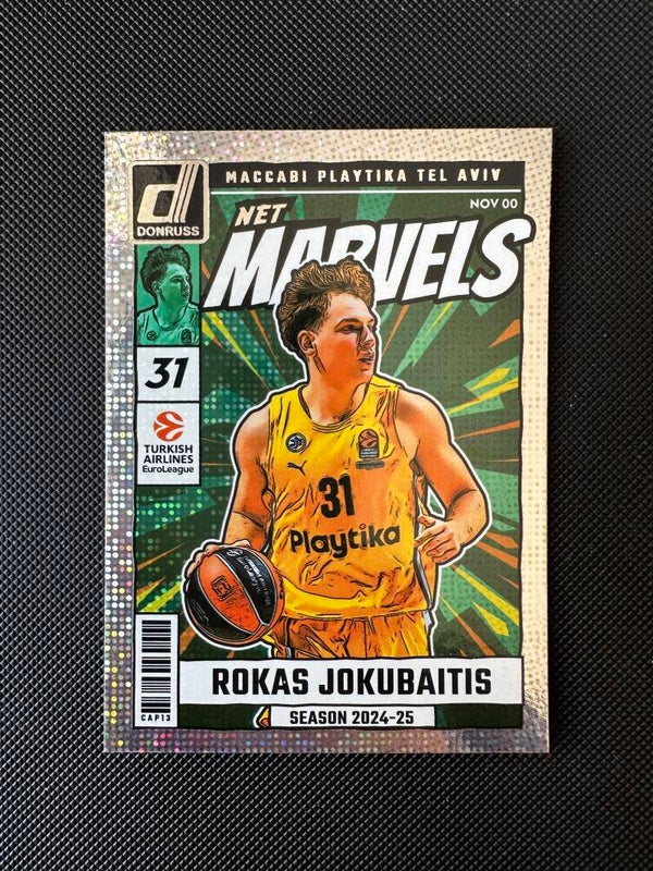 Rokas Jokubaitis Panini Donruss Euroleague 2024/25 Net Marvels- Speckle #6