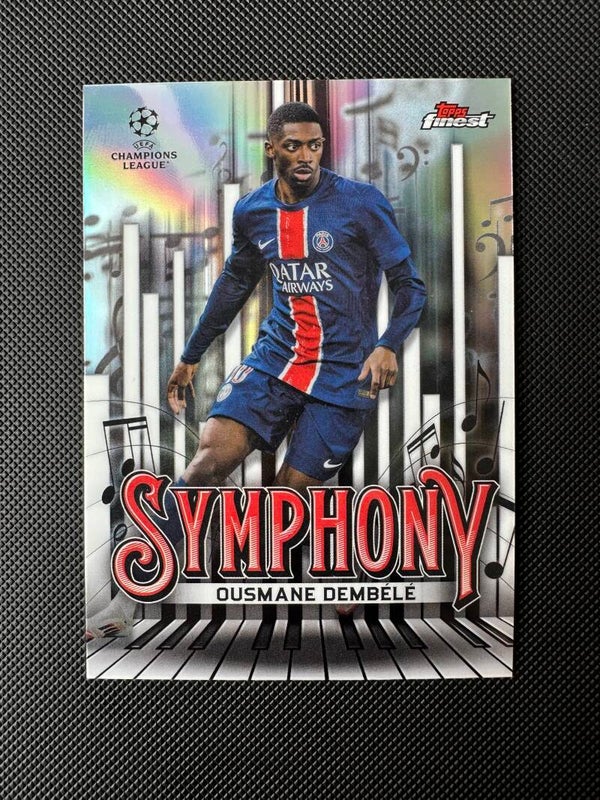 Ousmane Dembele Topps Finest 2025 Simphony Refractor #SY-15 PSG