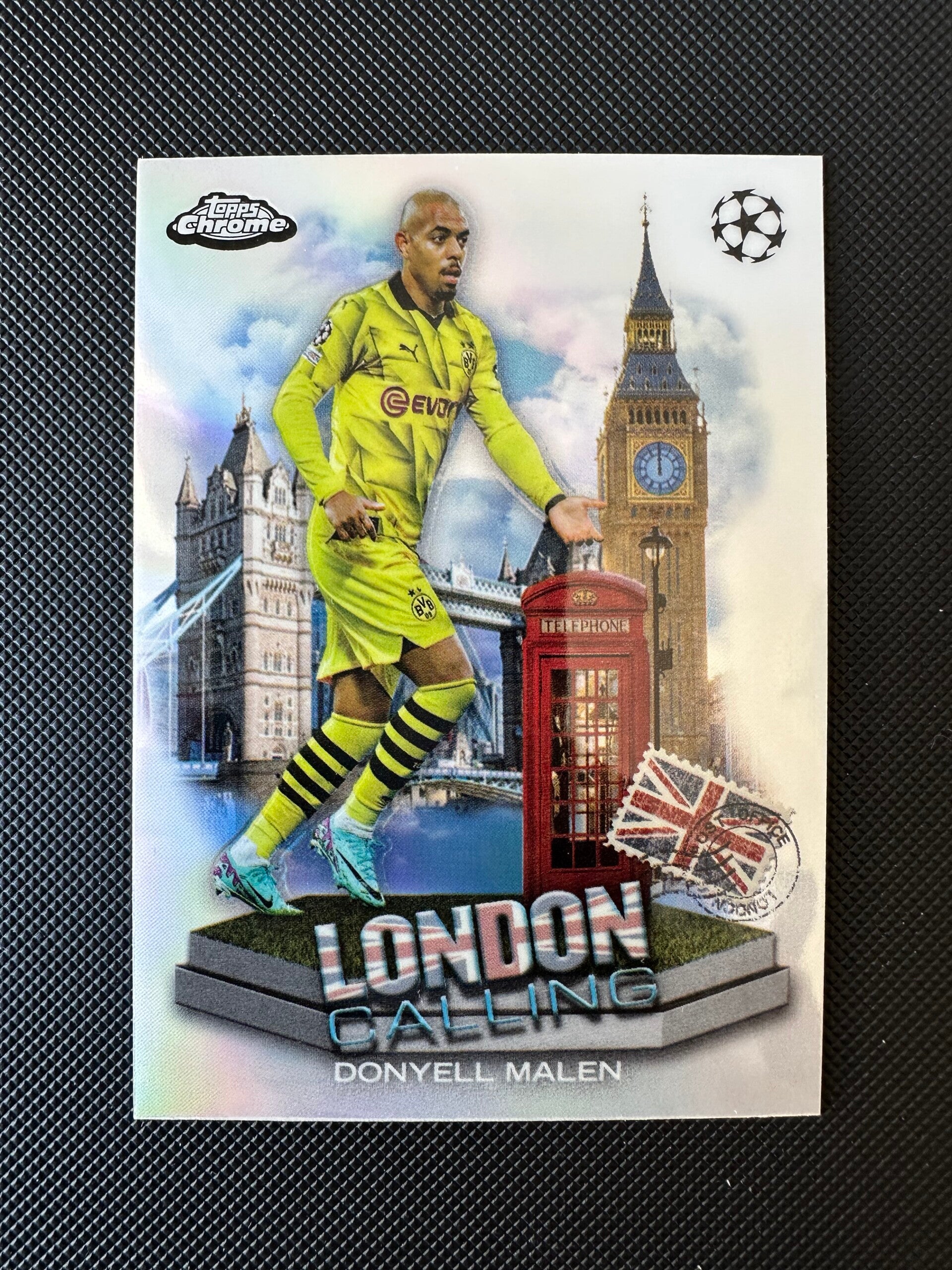 Donyell Malen Topps Chrome 2024 London Calling Refractor #LC-3