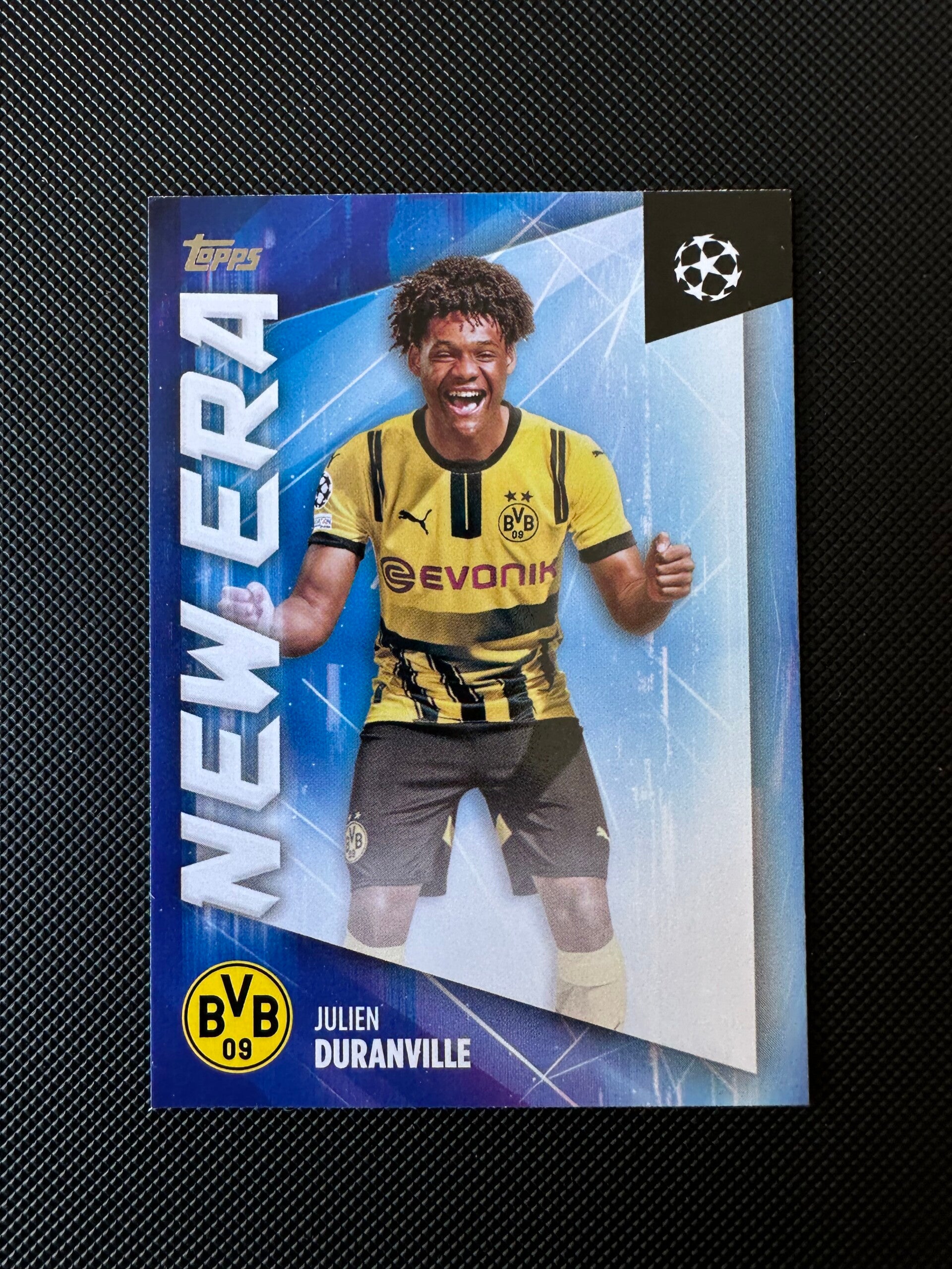 Julien Duranville Topps UEFA 2025 New Era #NE-7