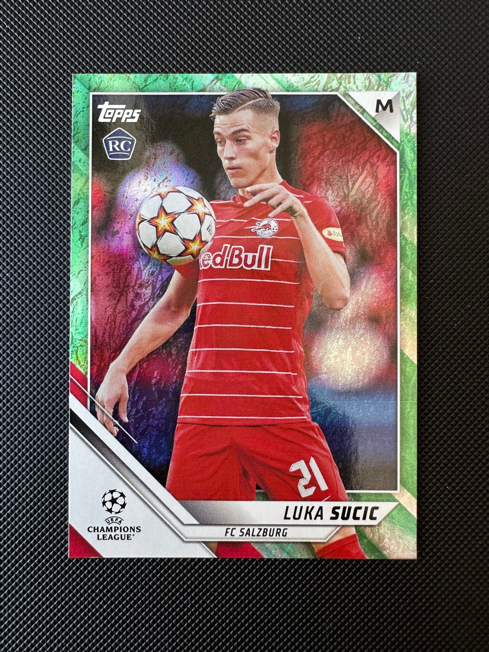 Luka Sučić Rookie Topps UEFA CL 2022 Aqua #12 SALZBURG