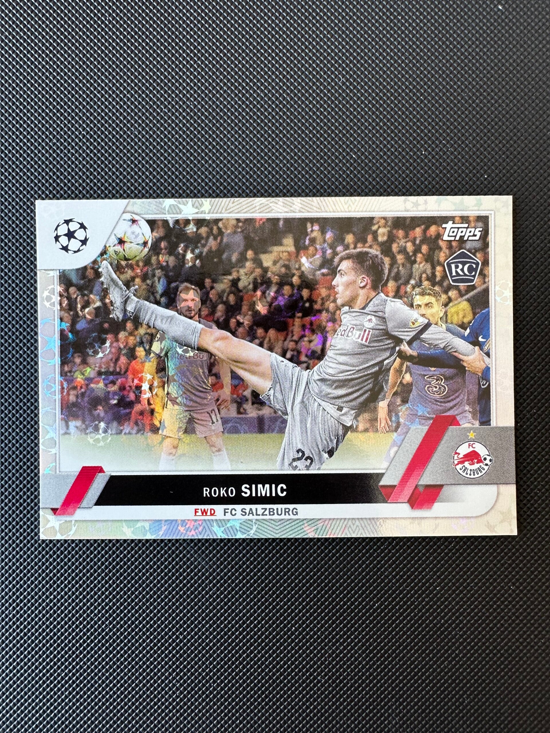 Roko Simić Rookie Topps UEFA CC 2023 Starball Foil #121 SALZBURG