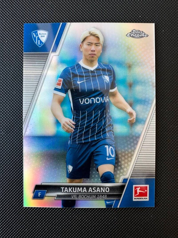 Takuma Asano Topps Chrome 2022 Refractor #25 BOCHUM