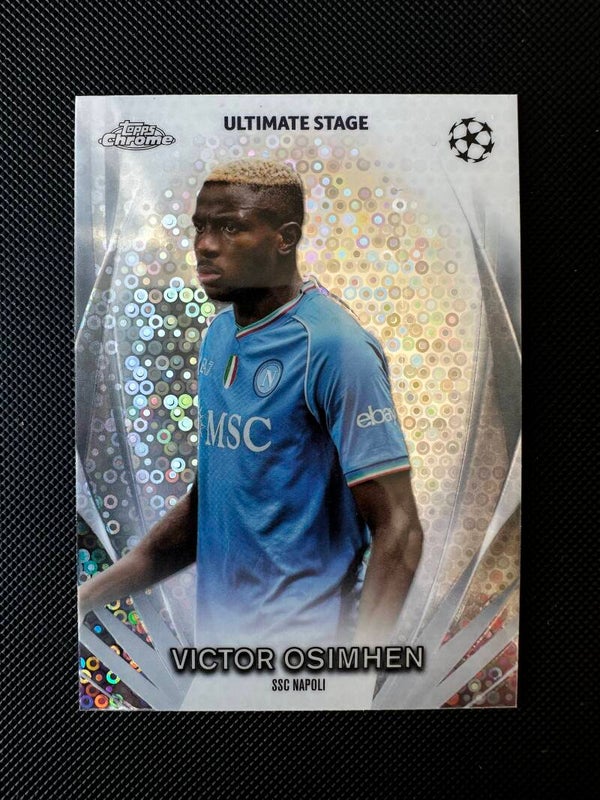 Victor Osimhen Topps Chrome 2024 Ultimate Stage #USC-38 NAPOLI
