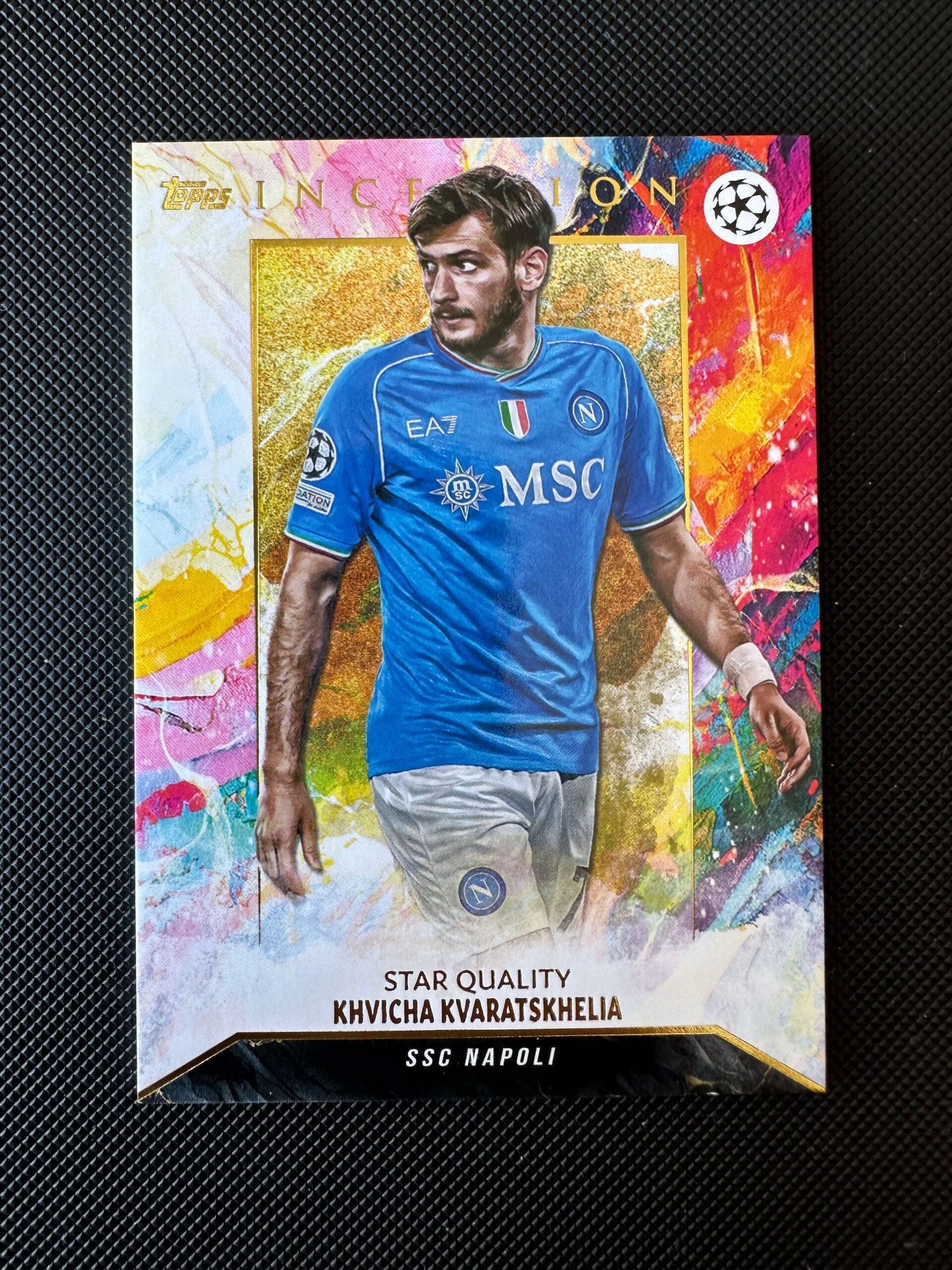 Khvicha Kvaratskhelia Topps Inception 2024 Star Quality #39 NAPOLI