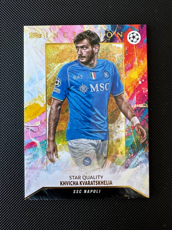 Khvicha Kvaratskhelia Topps Inception 2024 Star Quality #39 NAPOLI