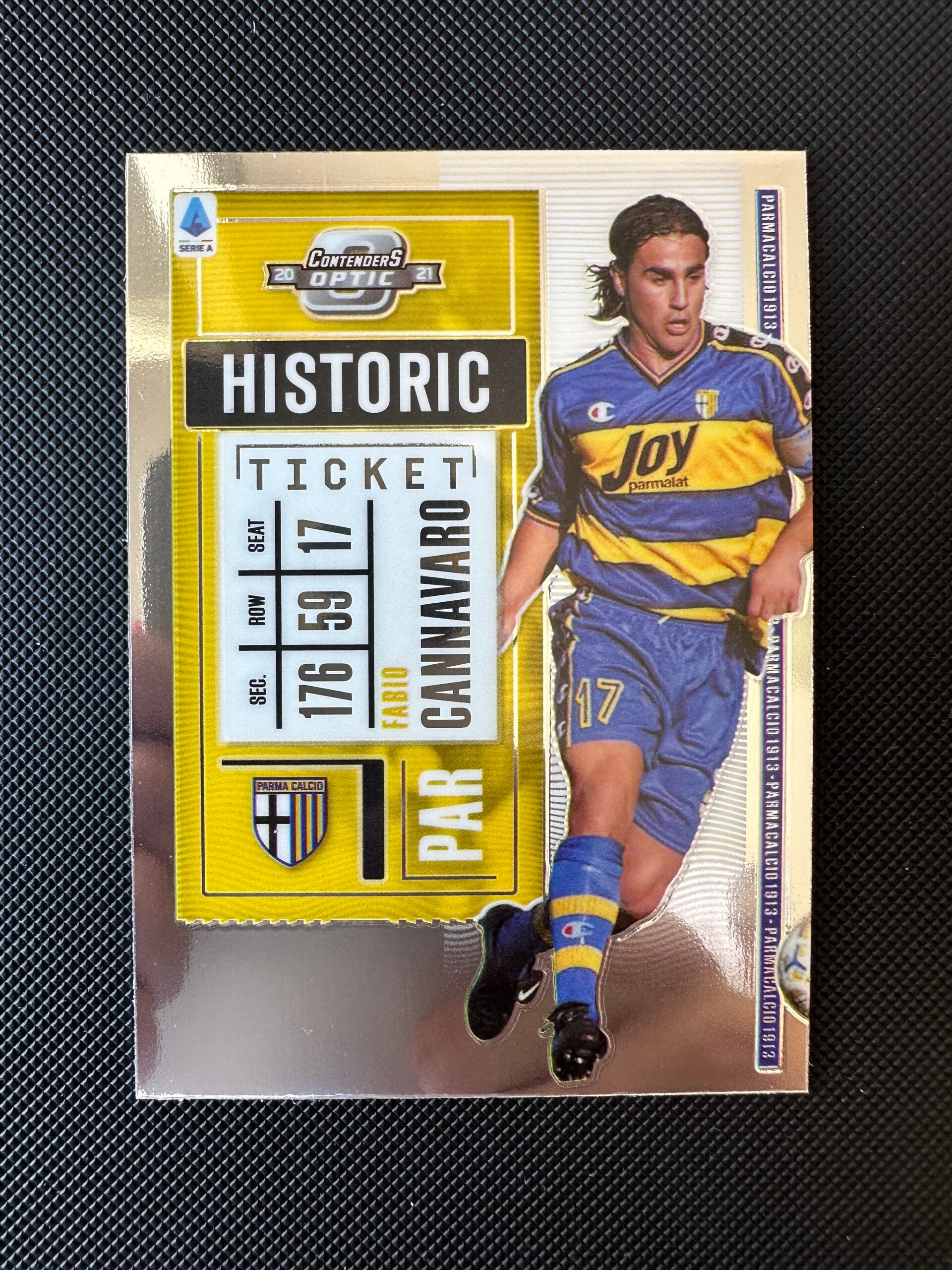 Fabio Cannavaro Panini Chronicles Contenders Optic 2020/21 Historic #3 PARMA