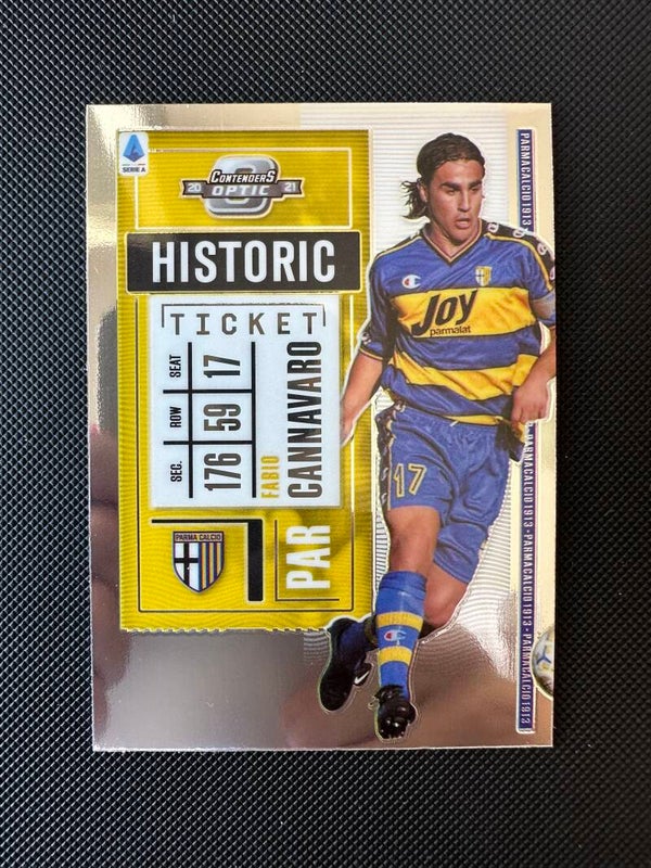 Fabio Cannavaro Panini Chronicles Contenders Optic 2020/21 Historic #3 PARMA