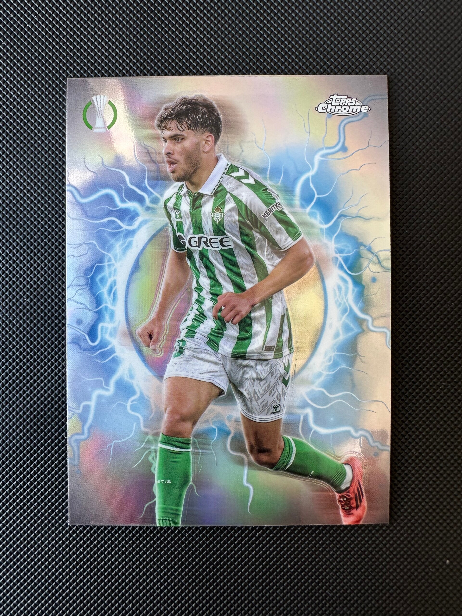 Abde Ezzalzouli Topps Chrome 2025 Circel Of Power-Shock Wave Refractor  #CP-26 REAL BETIS