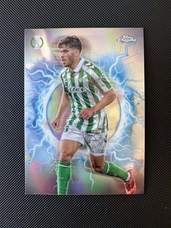Abde Ezzalzouli Topps Chrome 2025 Circel Of Power-Shock Wave Refractor  #CP-26 REAL BETIS