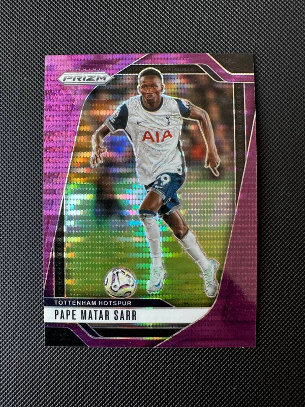 Pepe Matar Sarr Panini Prizm Premier League 2024/25 Purple Pulsar Prizm #71