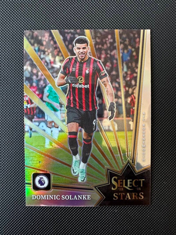 Dominic Solanke Justin Kluivert Panini Select Premier League 2023/24 Stars Prizm #1 BOURNEMOUTH
