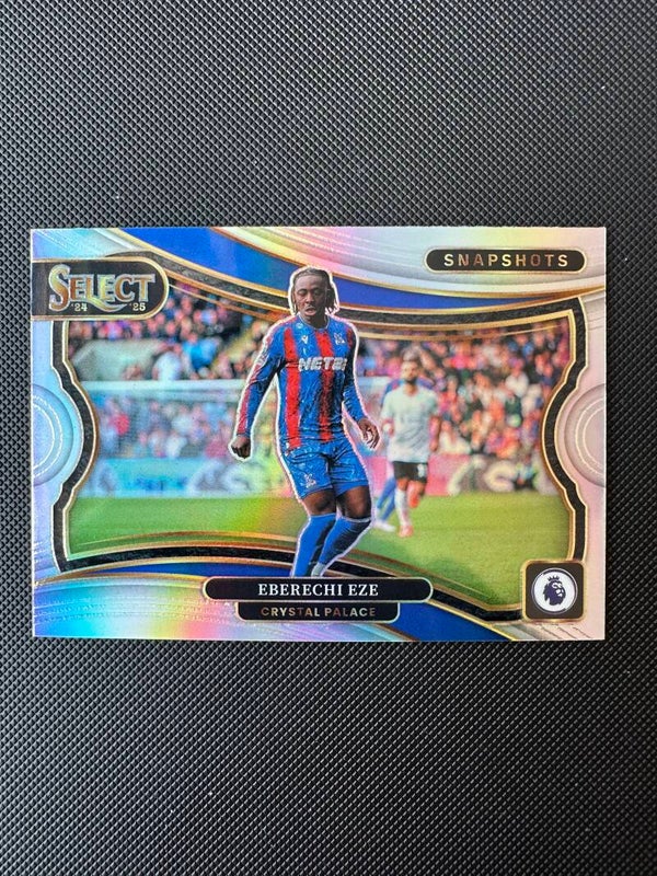 Eberechi Eze Panini Select Premier League 2024/25 Snapshots Prizm #16 CRYSTAL PALACE
