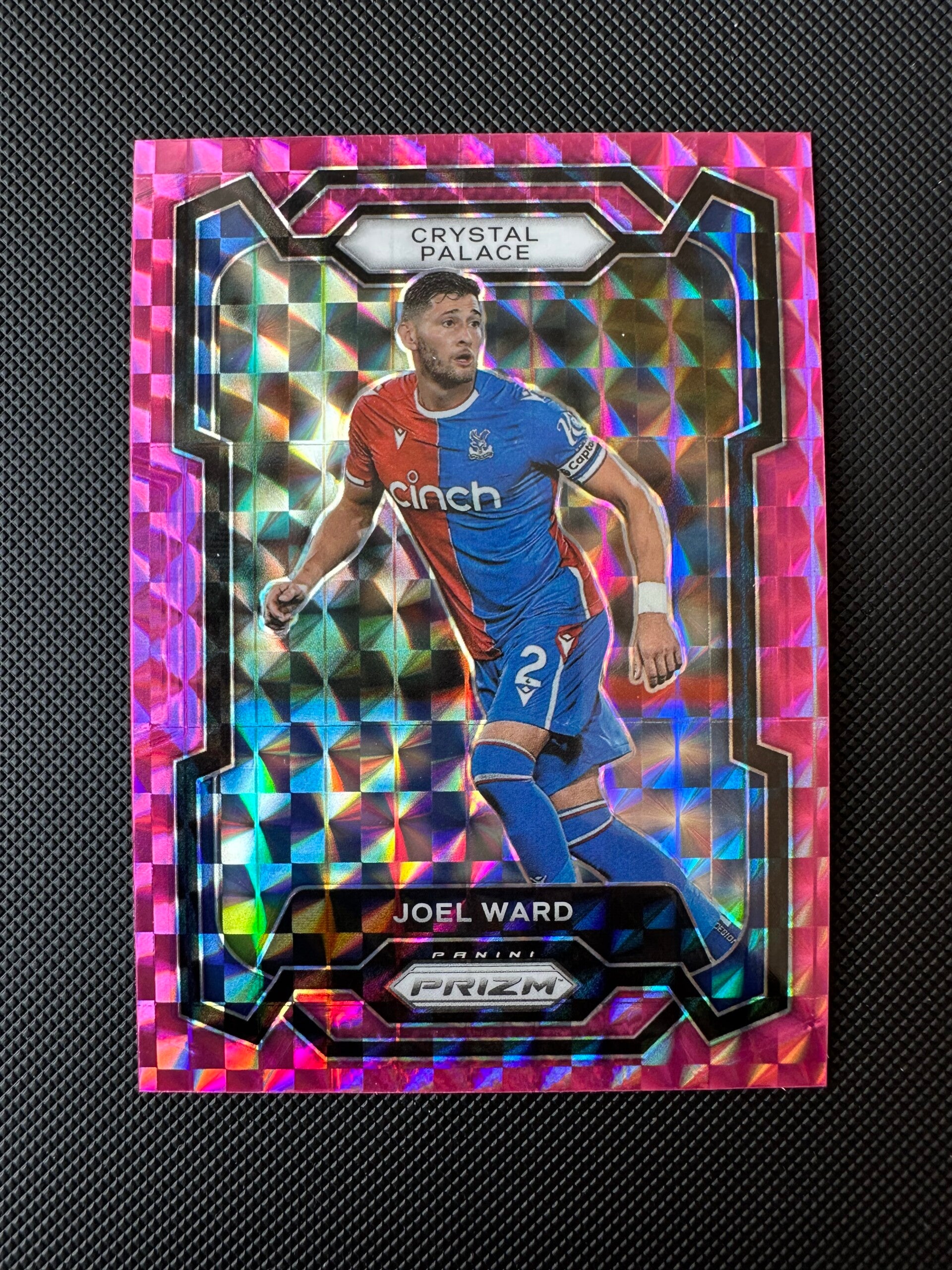 Joel Ward Panini Prizm Premier League 2023/24 Pink Mosaic Prizm #174 CRYSYAL PALACE