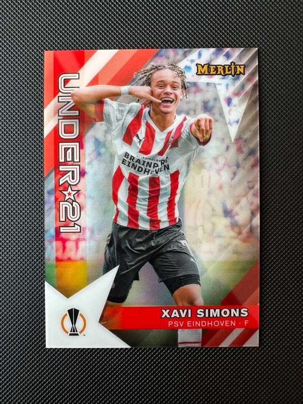 Xavi Simons Topps Merlin Chrome 2023 Under21 #U21-3 PSV