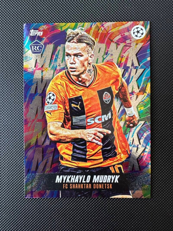 Myhailo Mudryk Rookie Topps Jude Bellingham Platinum Curated 2022 The Future SHAKHTAR