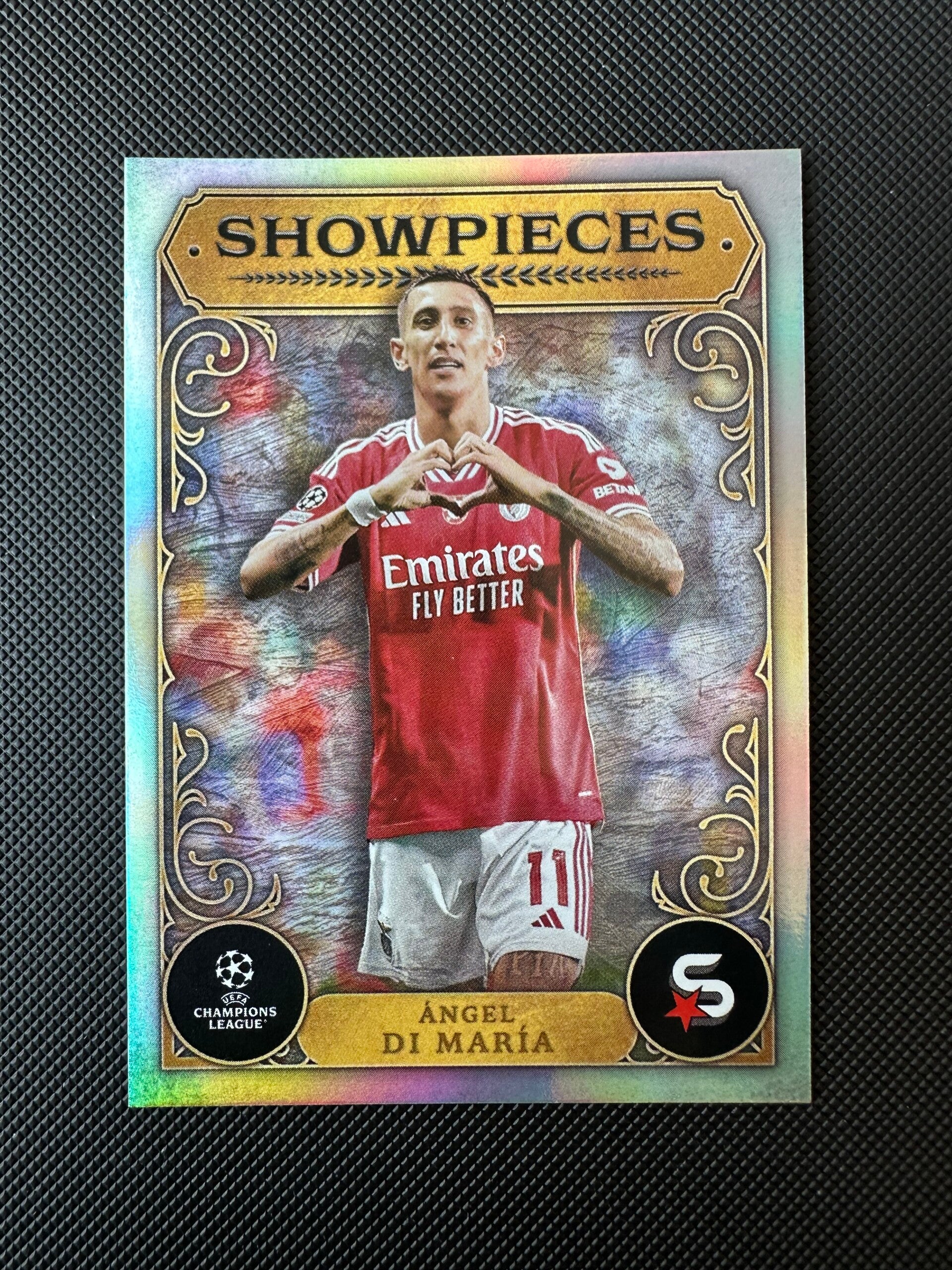Angel Di Maria Topps SuperStars 2023 Showpieces Refractor #SP-28 BENFICA