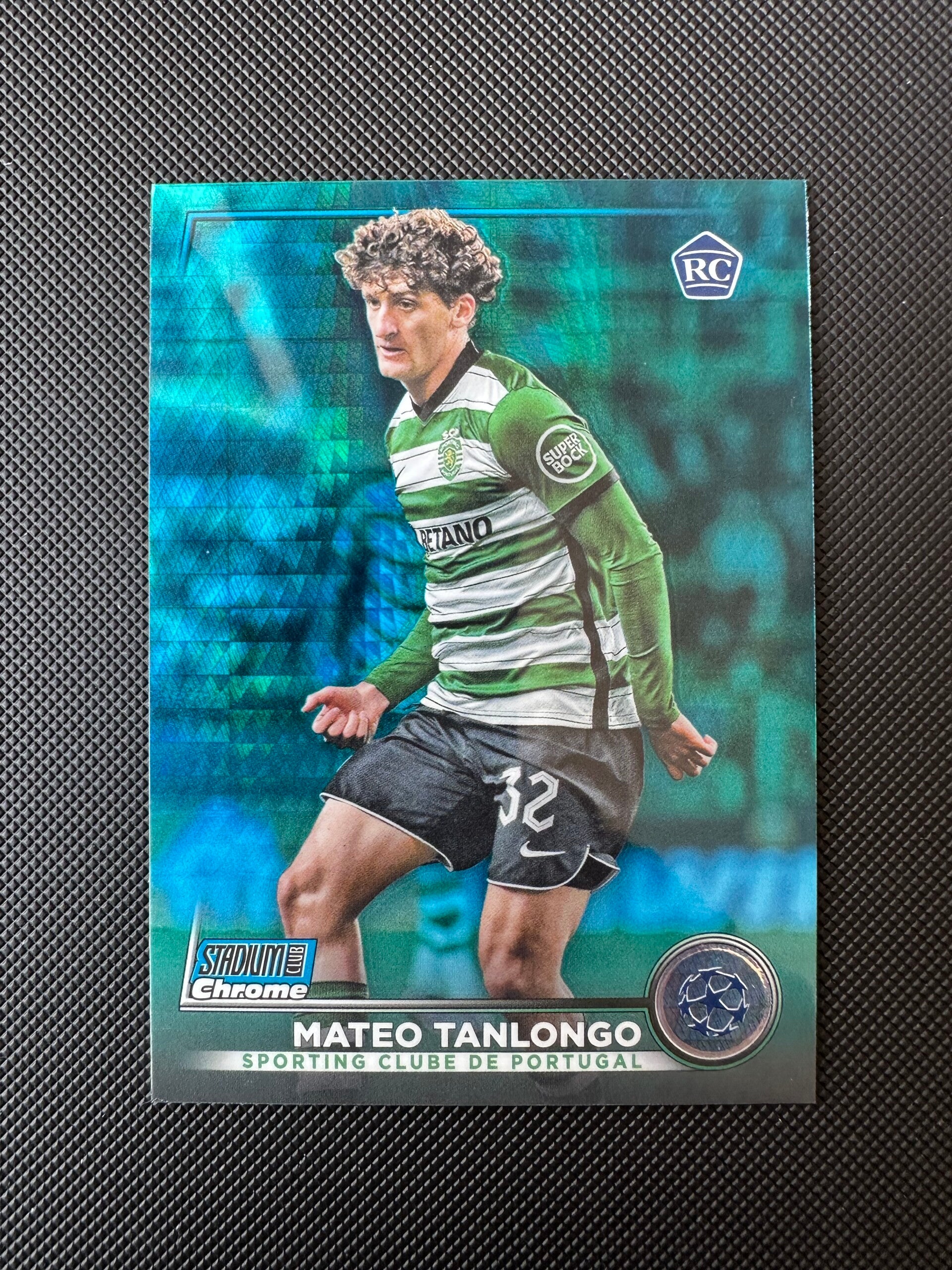 Mateo Tanlongo Rookie Topps Stadium Club Chrome 2023 Aqua Wave #25 SPORTING