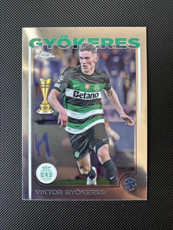 Viktor Gyokeres Topps Chrome 2025 AllStar Rookie #131 SPORTING