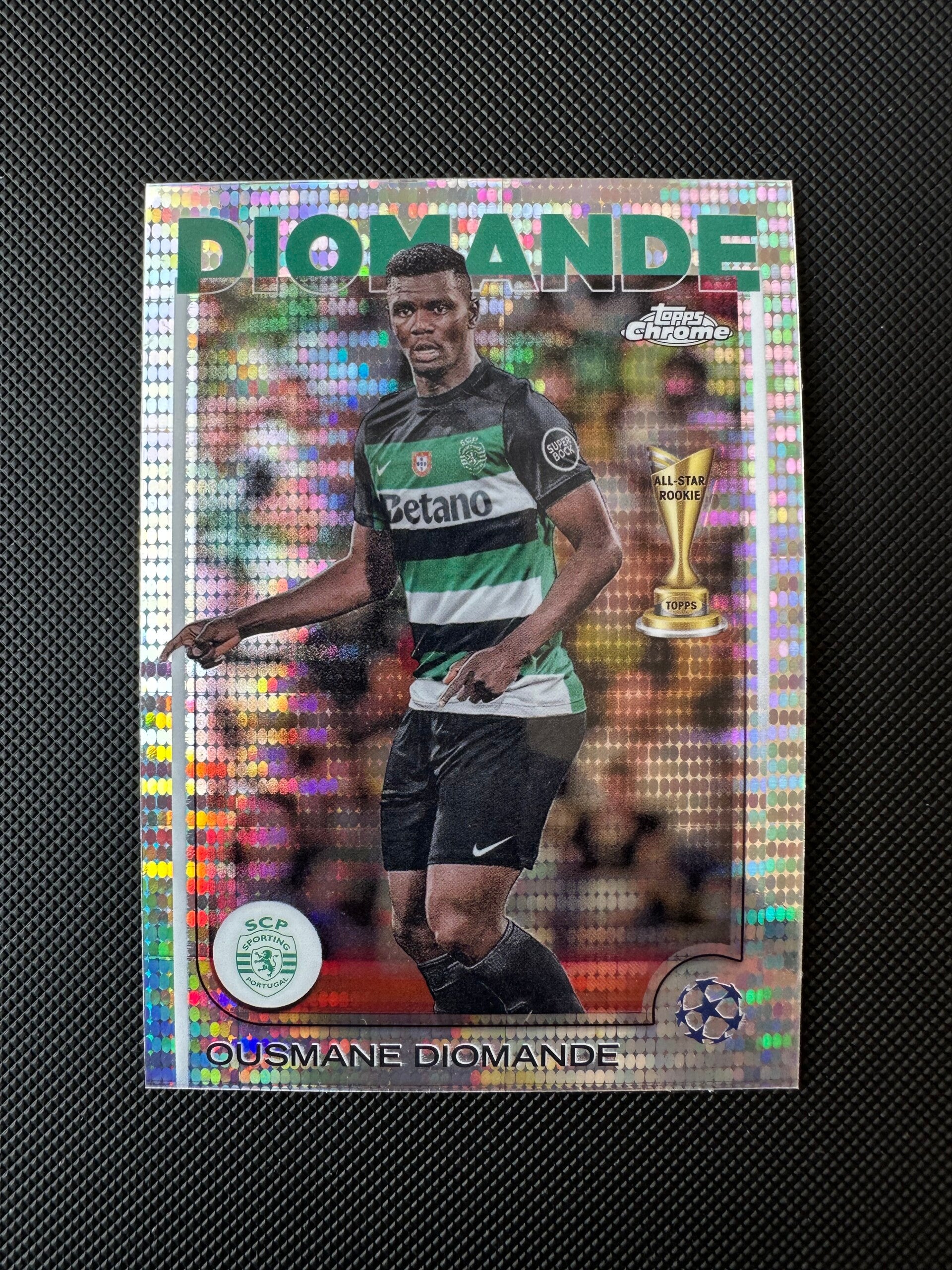 Ousmane Diomande Topps Chrome 2025 Pulsar- AllStar Rookie #122 SPORTING