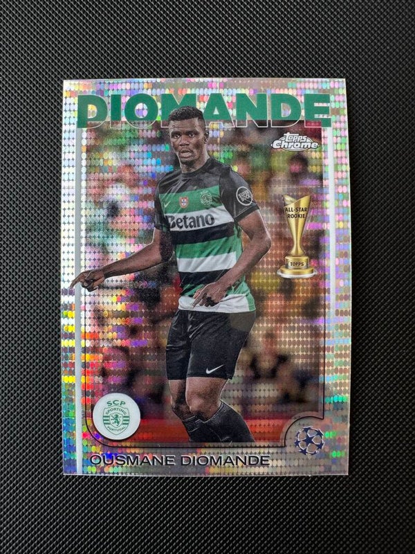 Ousmane Diomande Topps Chrome 2025 Pulsar- AllStar Rookie #122 SPORTING