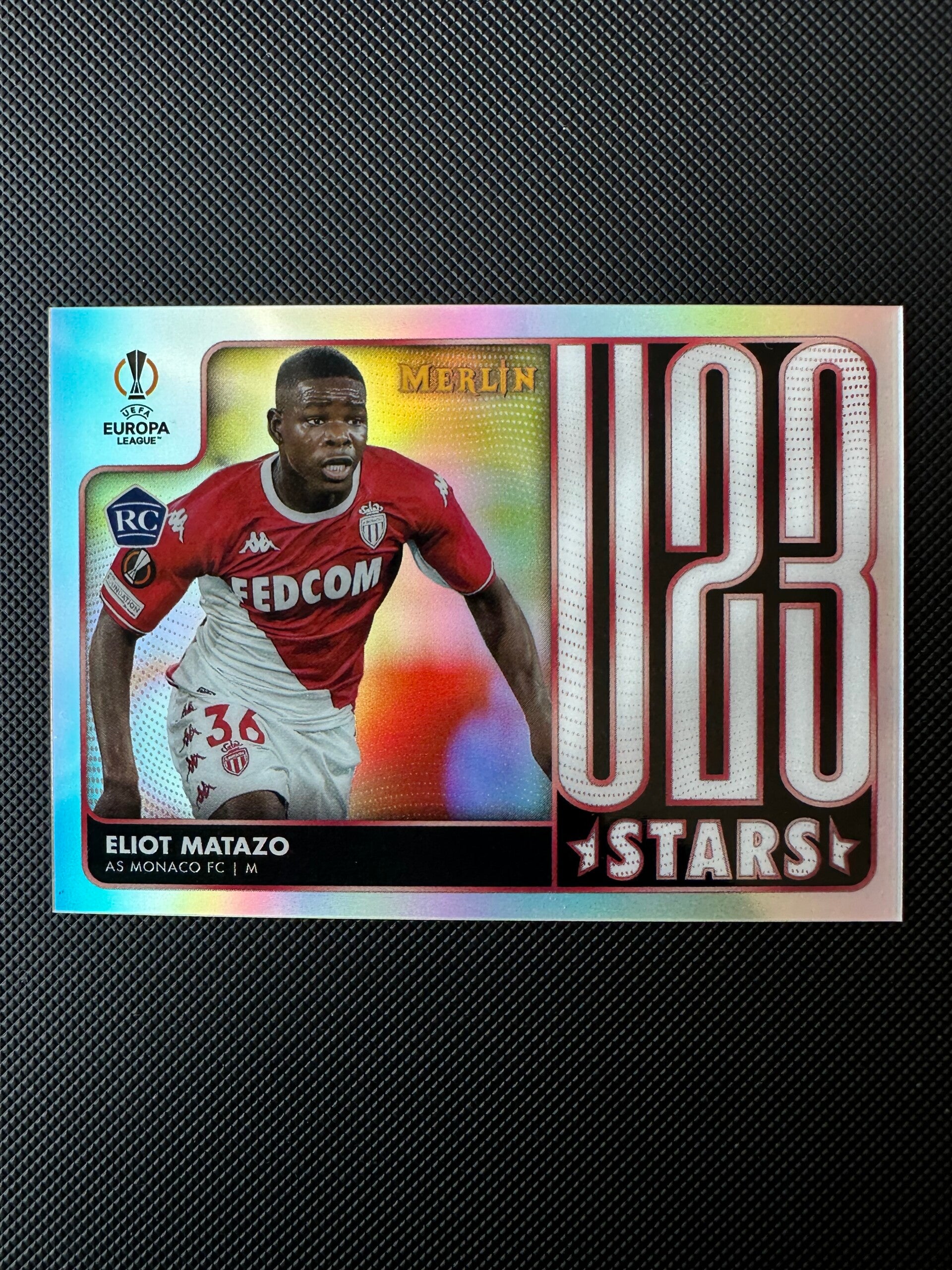 Eliot Matazo Rookie Topps Merlin Chrome 2022 U23 Stars Refractor #U23-19 MONACO