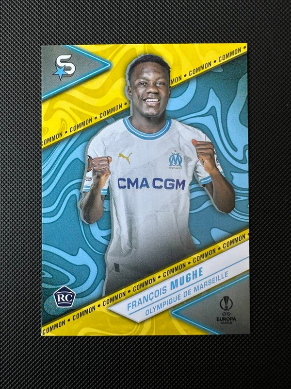 Francois Mughe Rookie Topps SuperStars 2024 #108 MARSEILLE