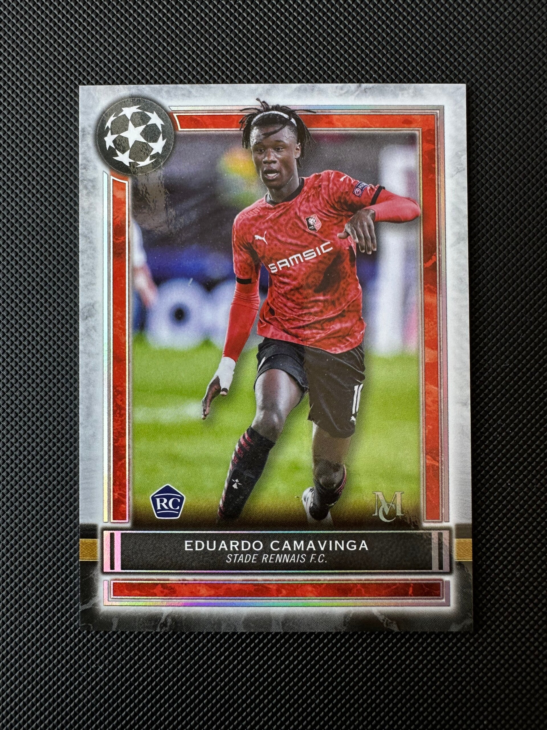 Eduardo Camavinga Rookie Topps Museum Collection 2021 #47 RENNAIS