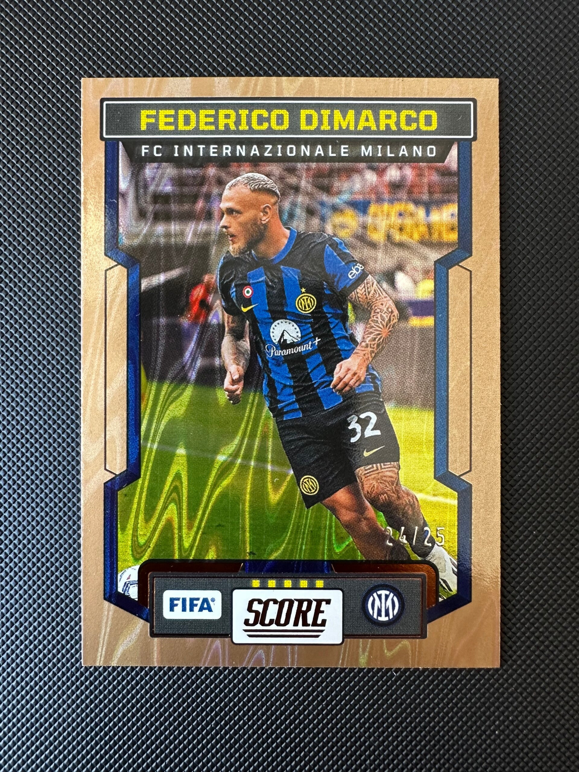 Federico Dimarco /25 Panini Score FIFA 2023/24 Bronze Swirl #104
