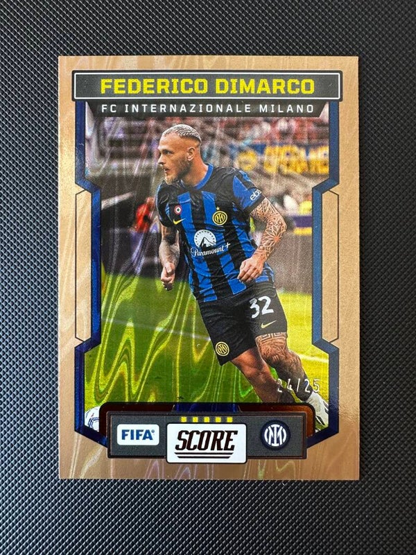 Federico Dimarco /25 Panini Score FIFA 2023/24 Bronze Swirl #104