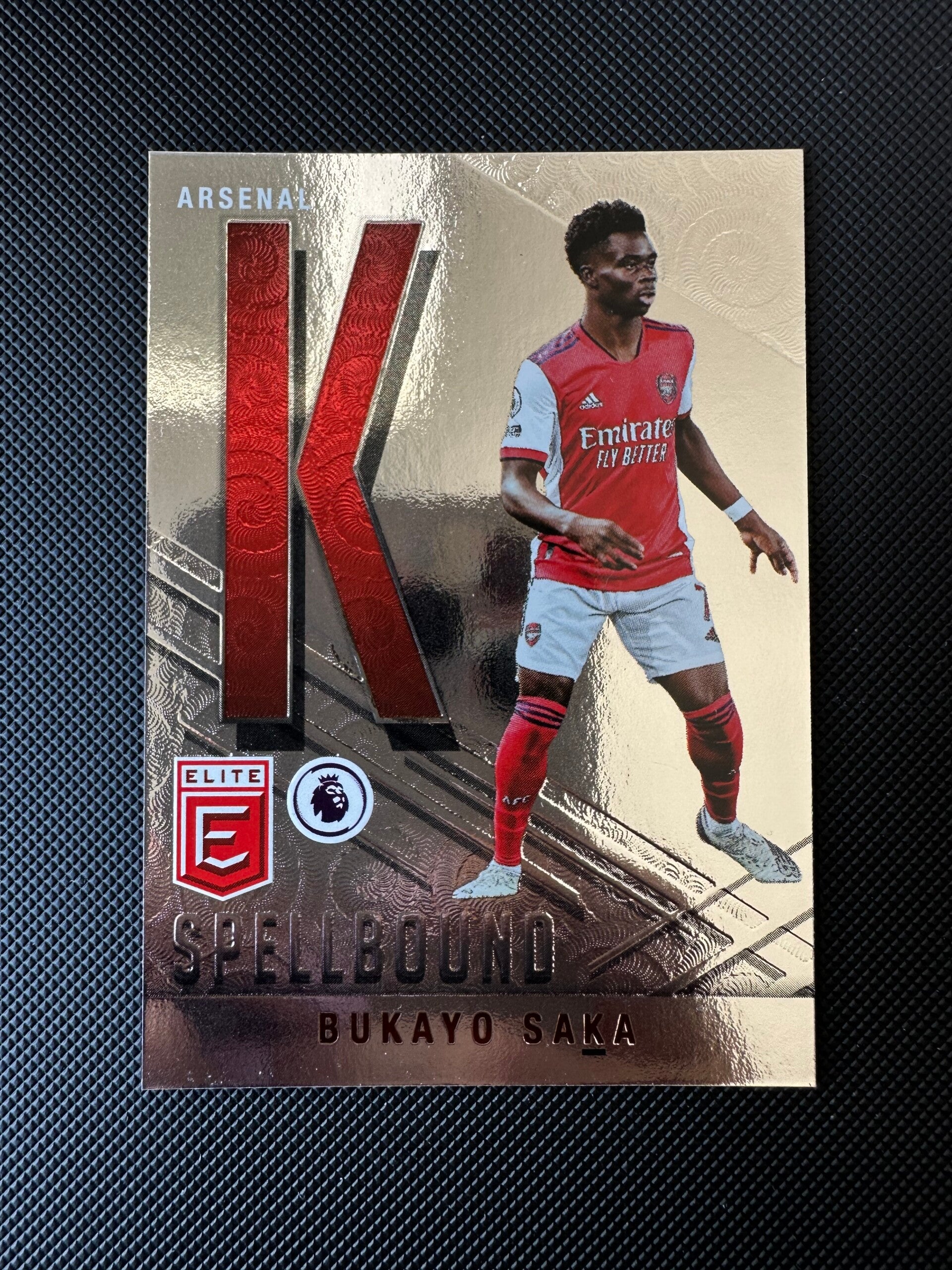 Bukayo Saka Panini Donruss Elite Premier League 2021/22 Spellbound K #3