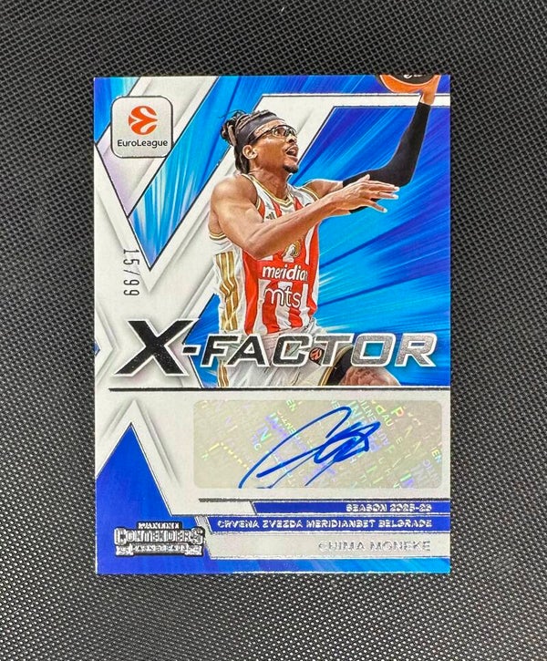 Chima Moneke /99 Auto Panini Contenders Euroleague 2025/26 X-Factor Contenders Auto #XFC-MON