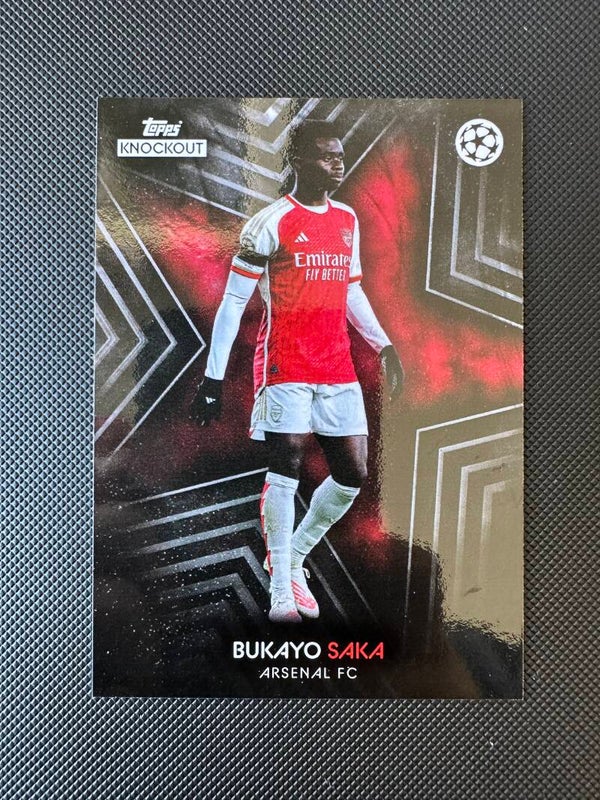 Bukayo Saka Topps Knockout UEFA CL 2024