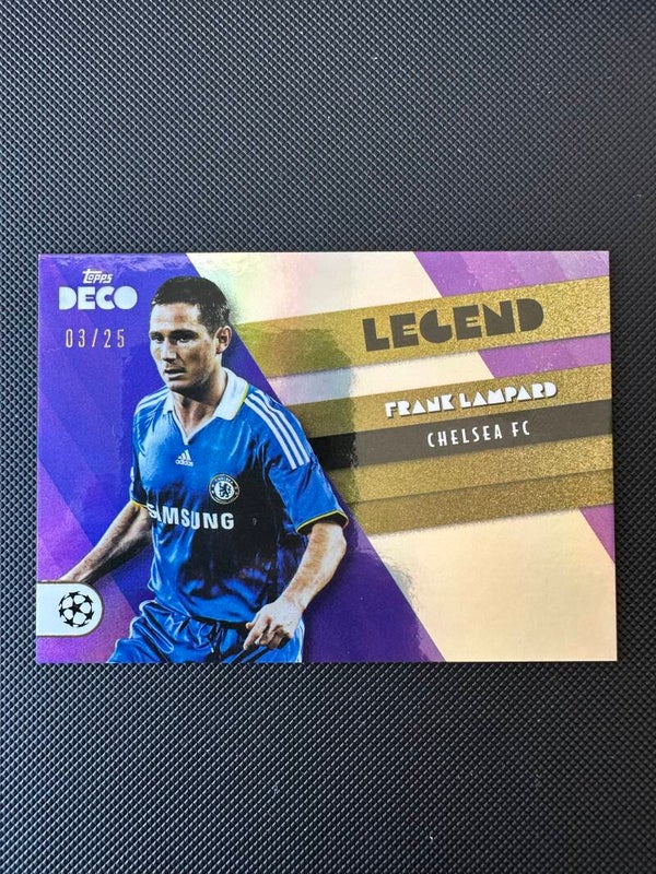 Frank Lampard /25 Topps Deco 2022 Purple
