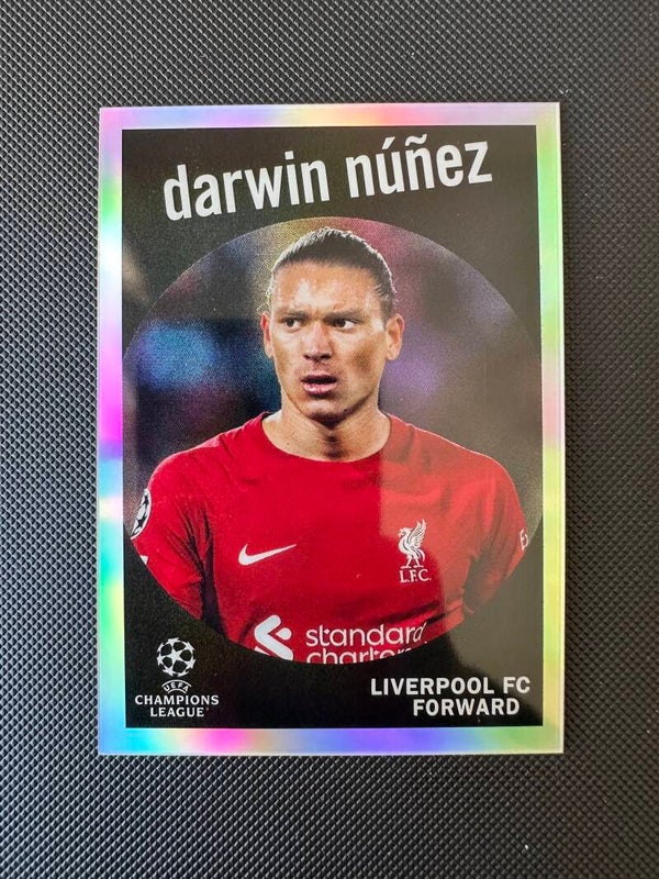 Darvin Nunez Topps UEFA Club Comeptitions 2023 Refractor #59-19