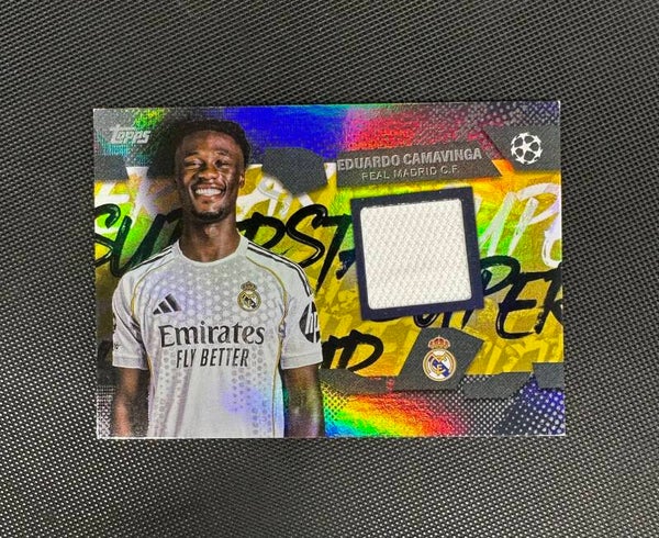 Eduardo Camavinga Patch-Worn Topps UEFA Club Copmetitions 2025/26 Superstar Relics #TSR-EC