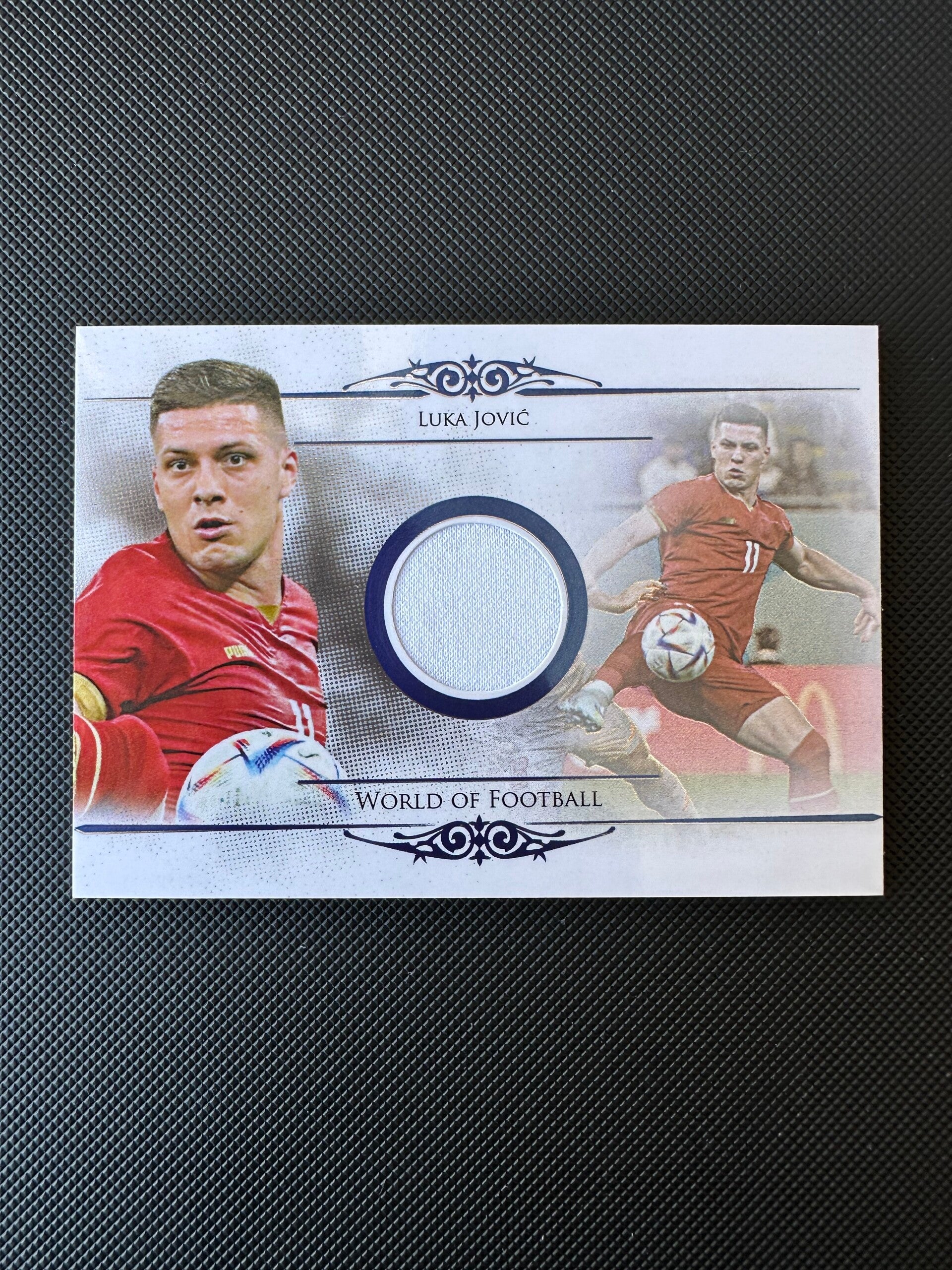 Luka Jović /10 Patch-Worn Futera 2024 World Of Football #WF15