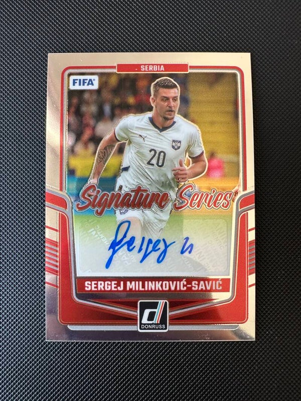 Sergej Milinković Savić Auto Panini Donruss 2024/25 Signature Series #SS-SMS
