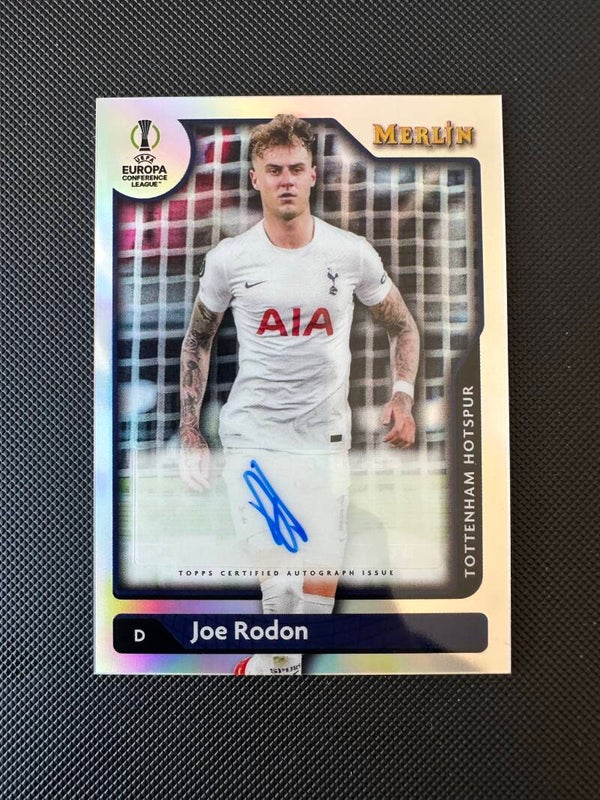 Joe Rodon Auto Topps Merlin Chrome 2021/22 Refractor #A-JR