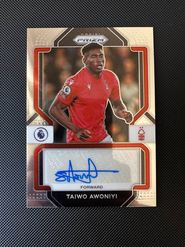 Taiwo Awoniyi Auto Panini Prizm Premier League 2022/23 #S-TWO