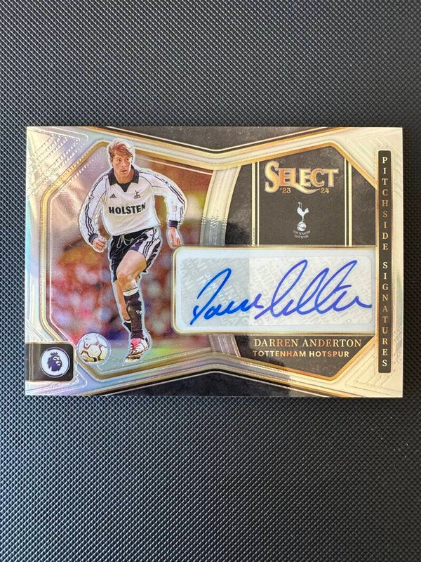 Darren Anderton Auto Panini Select Premier League 2023/24 Pitchside Signatures- Prizm #PS-DA