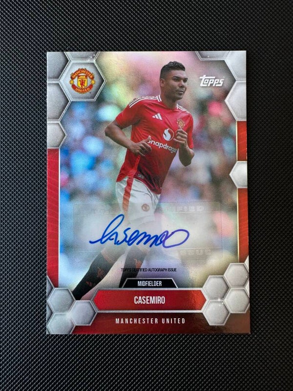 Casemiro Auto Topps Fan Set 2024/25 #AU-CA
