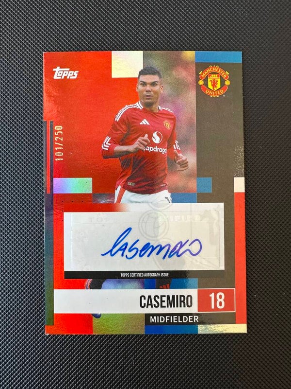 Casemiro /250 Auto Topps Team Set 2024/25 #AU-CA