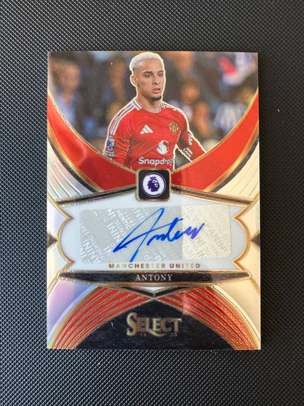 Antony Auto Panini Select Premier League 2024/25 Prizm #SS-AN