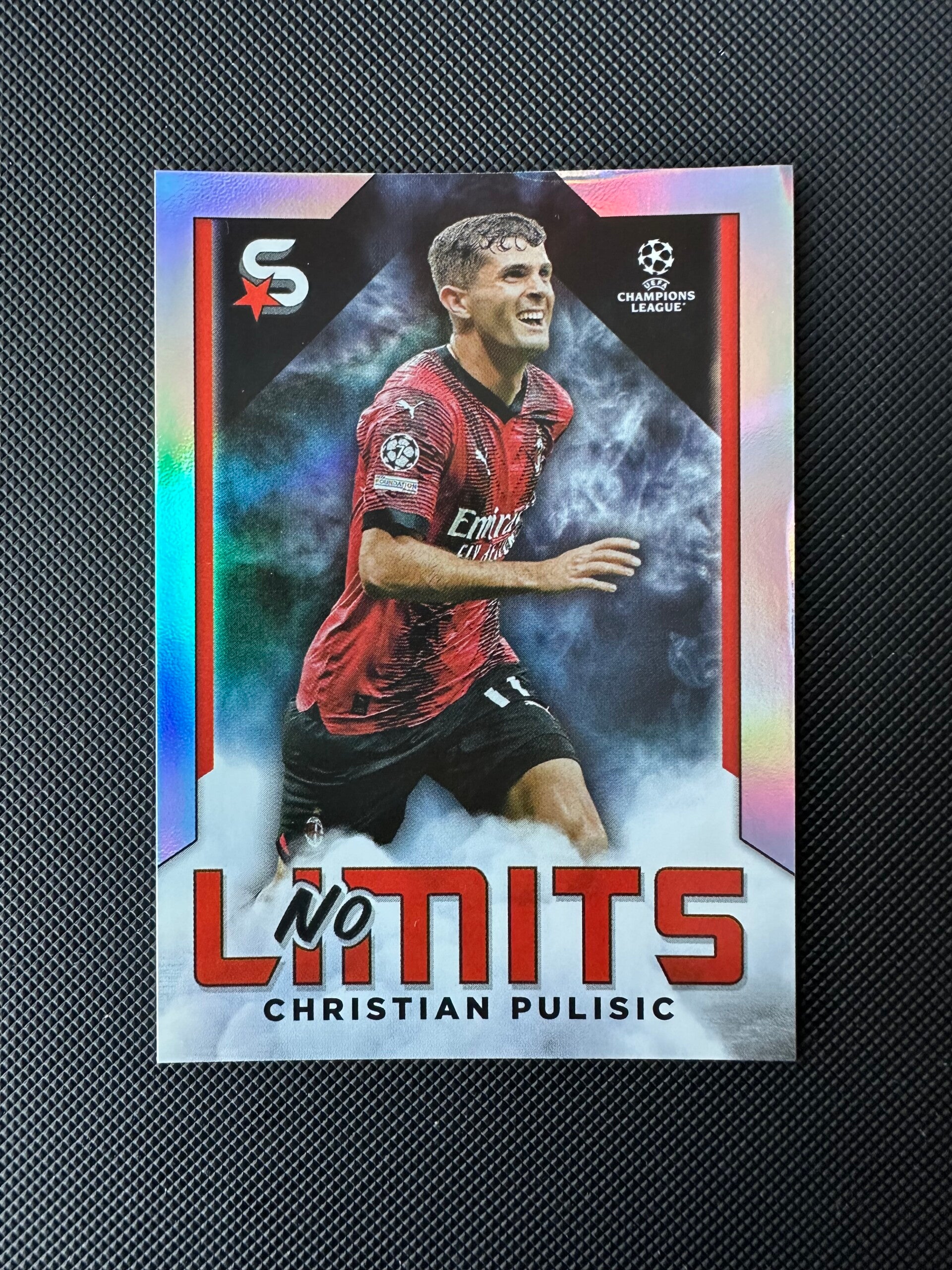 Christian Pulisic Topps SuperStars 2024 No Limits Refractor #NL-01 MILAN