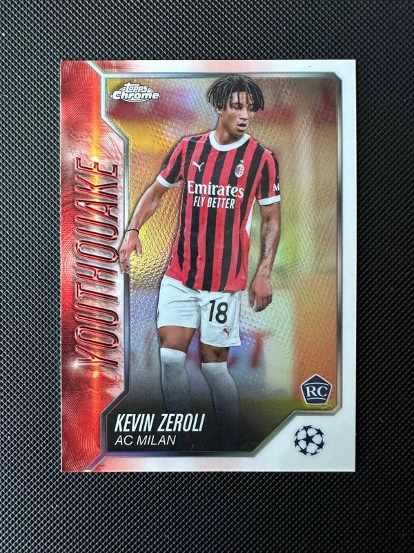 Kevin Zeroli Rookie Topps Chrome 2025 Youthquake Refractor #YQ-22 MILAN