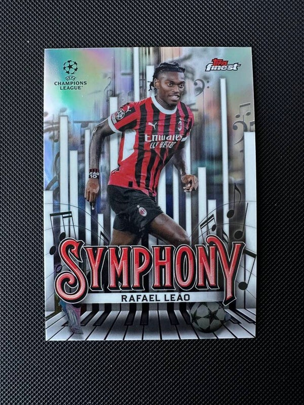 Rafael Leao Topps Finest 2025 Simphony Refractor #SY-14 MILAN