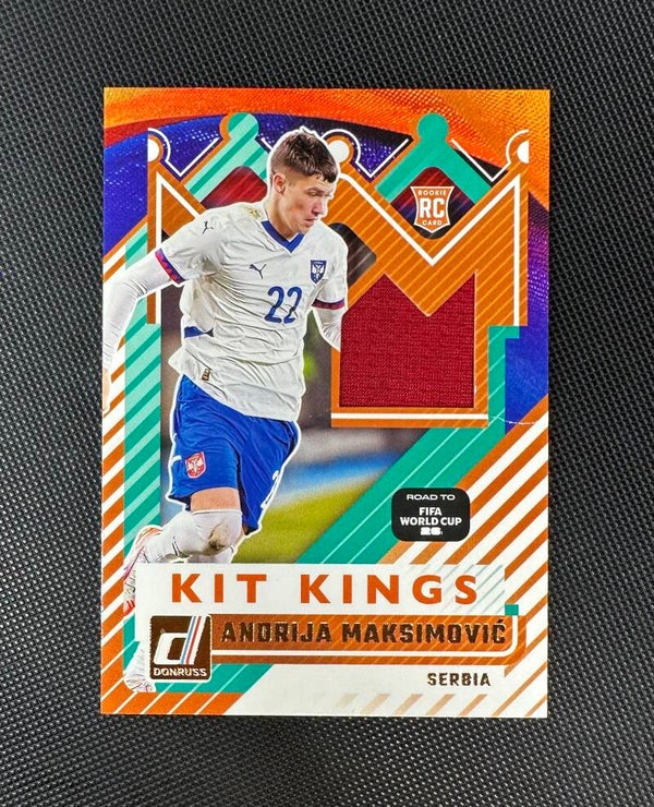 Andrija Maksimović Rookie Patch Panini Donruss Road To FIFA World Cup 2025/26 Kit Kings #KK-AM